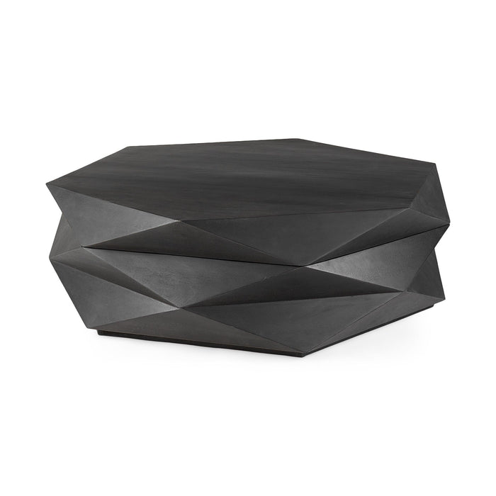 Octagon Coffee Table - Black