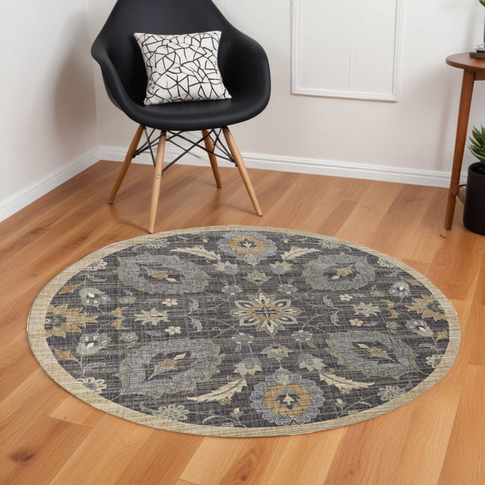108" x 108" Wool Rug - Taupe