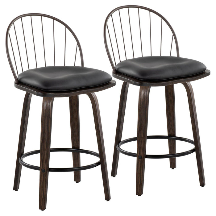 Riley - 26" Fixed-Height Counter Stool (Set of 2)