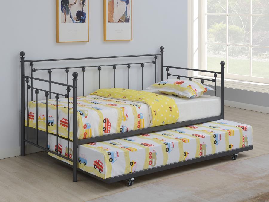 Nocus - Metal Day Bed With Trundle