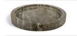 Dimitri Meridian Furniture travertine tray with sleek rectangular design and natural stone finish for elegant serving or decor.