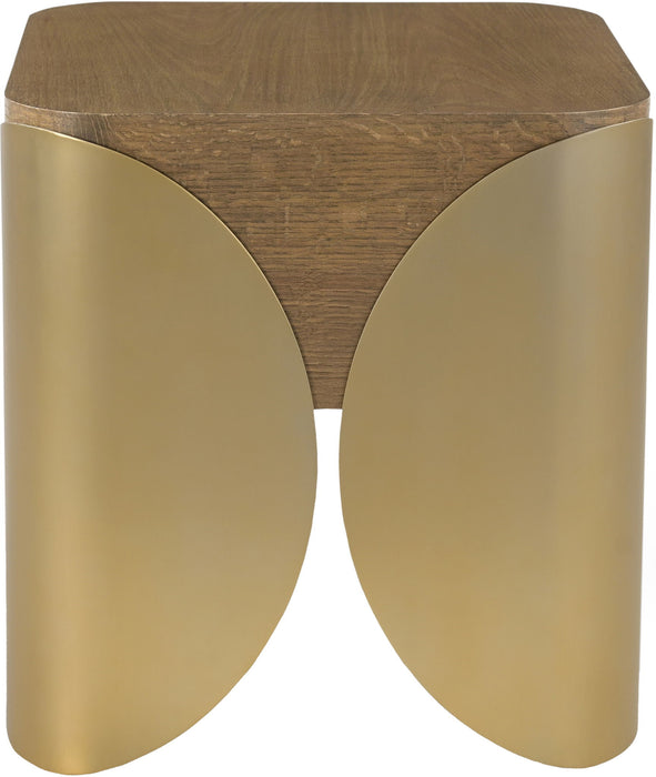 Cazari - Oak Wood And Iron Table