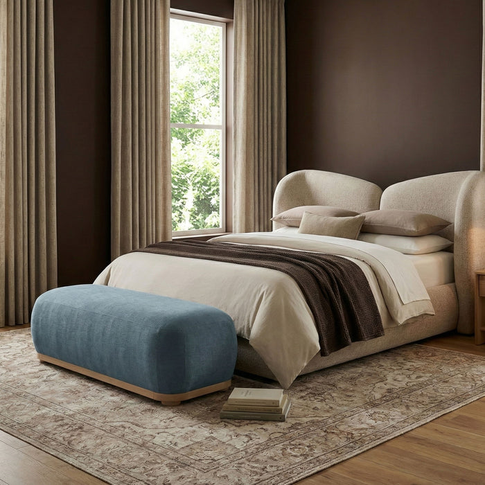 Calum - Bench - Light Brown Frame