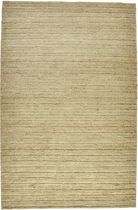8' x 11' Hand Woven Area Rug - Tan Ivory And Taupe