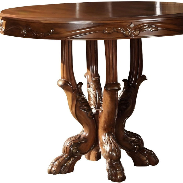 48" Solid Wood Dining Table - Brown