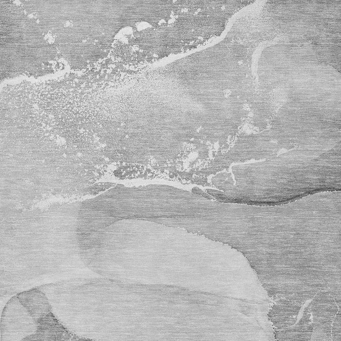 8' X 10' Abstract Washable Area Rug With UV Protection (647204) - Gray / Ivory