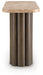 Signature Design by Ashley Darimore rectangular cocktail table with a sleek wooden surface and sturdy legs in a modern design.