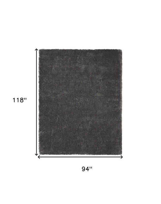 8' X 10' Shag Area Rug (551276) - Gray
