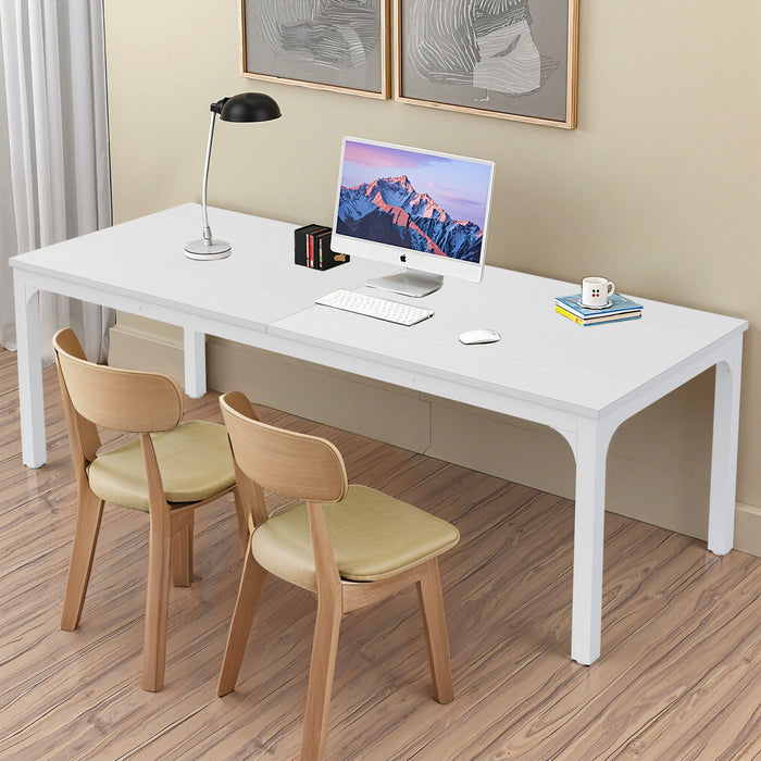 46" Solid Wood Dining Room Table - White