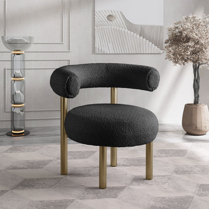 Bordeaux - Boucle Fabric Accent Chair