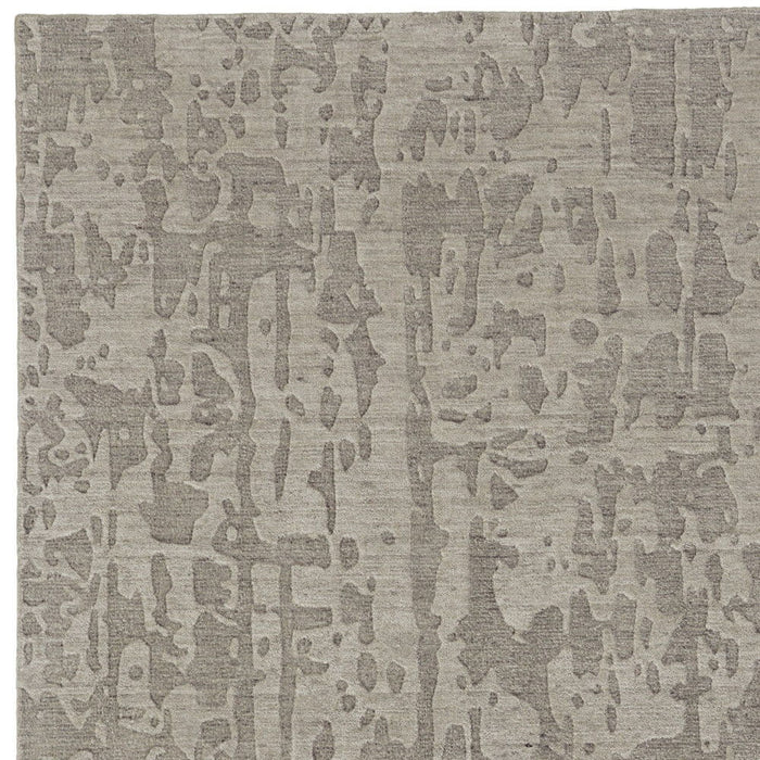 6' x 9' Abstract Hand Woven Area Rug - Taupe