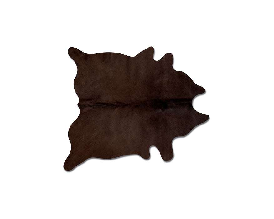 60" x 84" Cowhide Area Rug - Chocolate