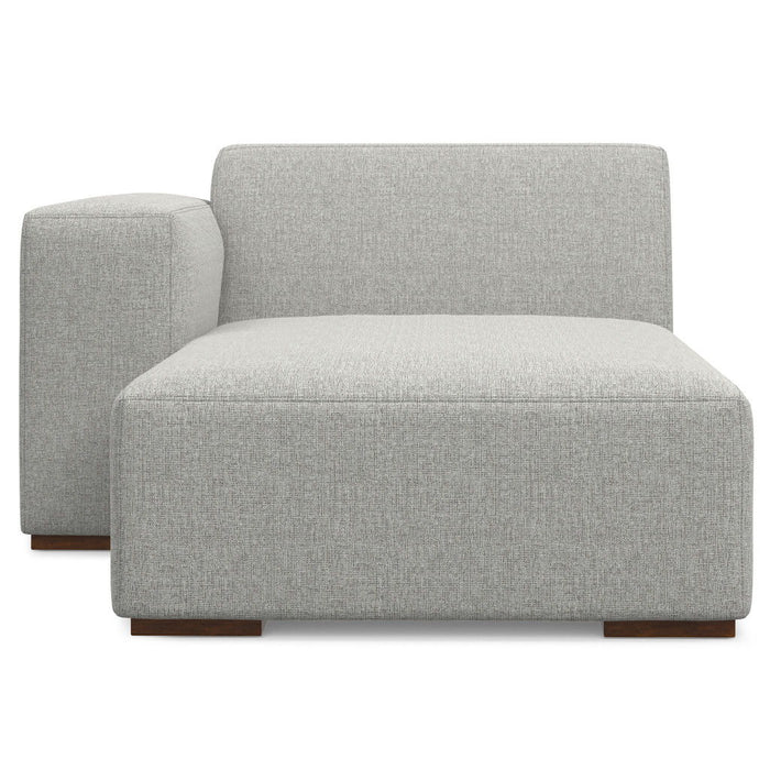 44" Fabric Arm Chair - Gray / Brown