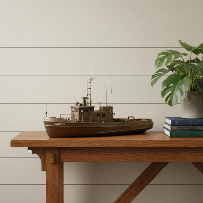 Hand Painted Model Boat (624544) - Bronze