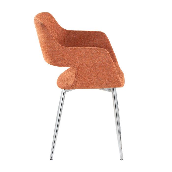 Margarite - Dining / Accent Chair - Chrome Metal (Set of 2)