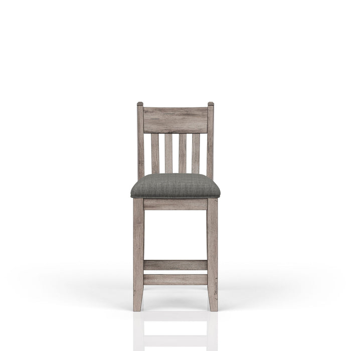 Rustic Counter Stool (Set of 2) - Gray