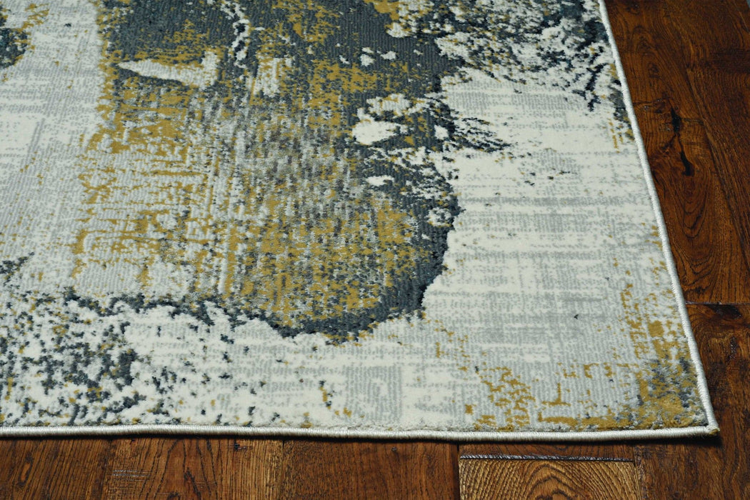 90" x 90" Polyester Rug - Blue