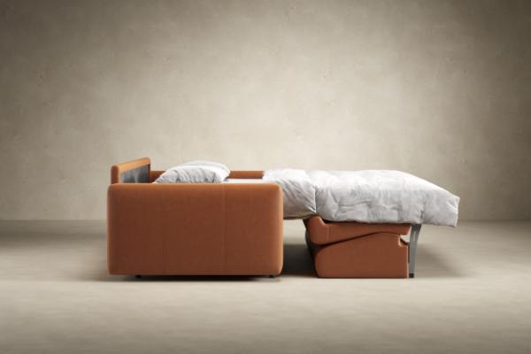 Innovation Living Carnell Leather Sleeper Sofa with Standard Arm