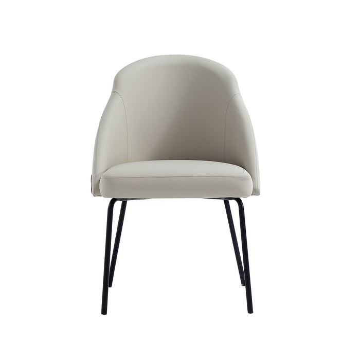 Manhattan Gracie - Dining Chair With Black Legs