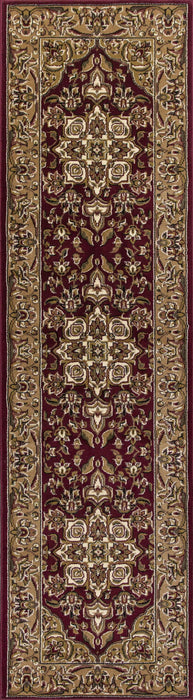 7' x 10' Polypropylene Area Rug - Red Or Beige