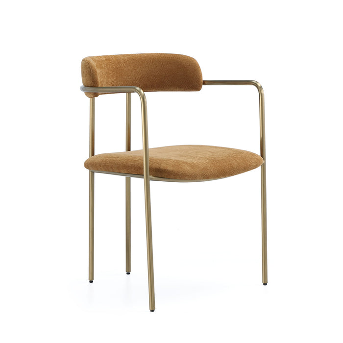 Manhattan Serene - Metal Upholstered Dining Chair