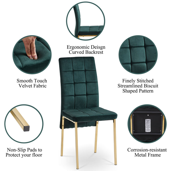 Modern Giga high back Nordic dining chair with colorful legs, showcasing a sleek design and comfortable seating.