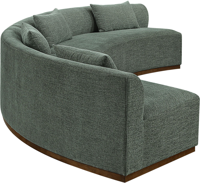 Avanti - 182.5" Chenille Fabric Upholstered 2 Piece Modular Sectional