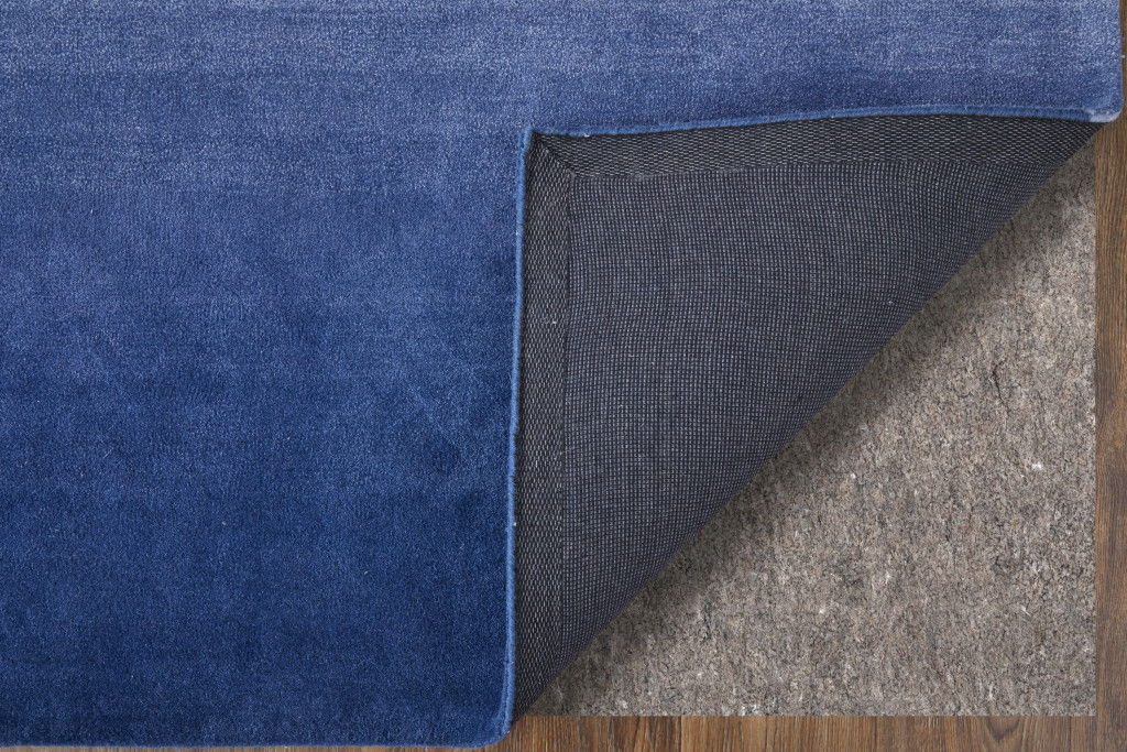 8' X 10' Geometric Hand Tufted Area Rug - Blue And Gray
