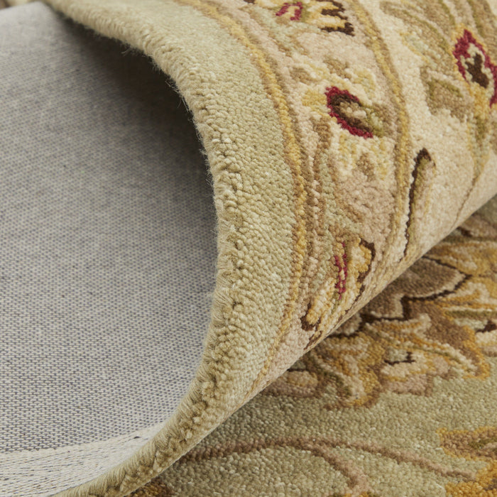 8' X 10' Traditional Oriental Hand Tufted Area Rug - Tan