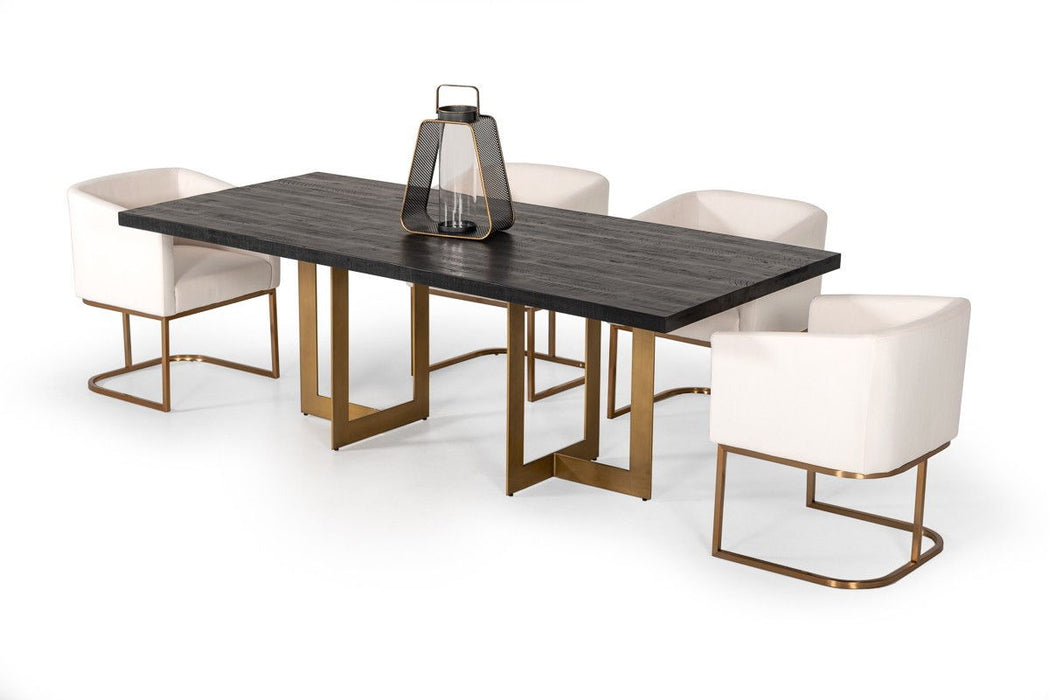 87" Rectangular Dining Table - Black