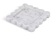 Elegant Meridian Furniture Natalie genuine marble tray with sleek design, perfect for serving or decorative display.