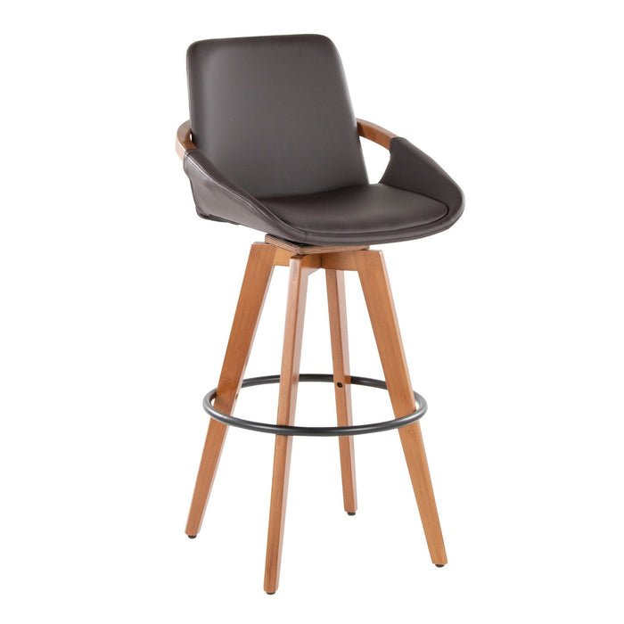 Cosmo - Fixed-Height Barstool - Walnut Bamboo Base