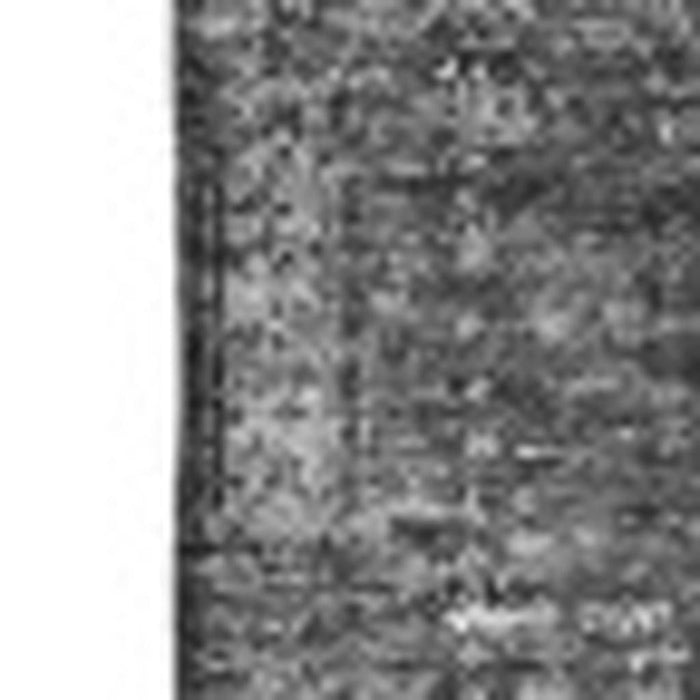 8' X 10' Floral Washable Area Rug With UV Protection (651170) - Charcoal / Silver