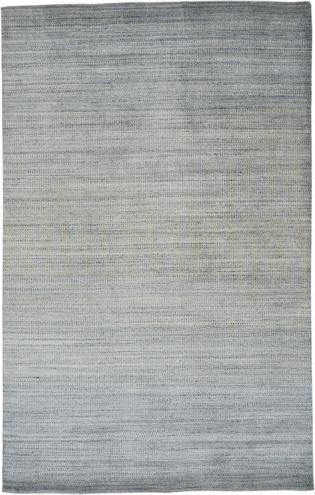 5' x 8' Ombre Hand Woven Area Rug - Blue And Gray