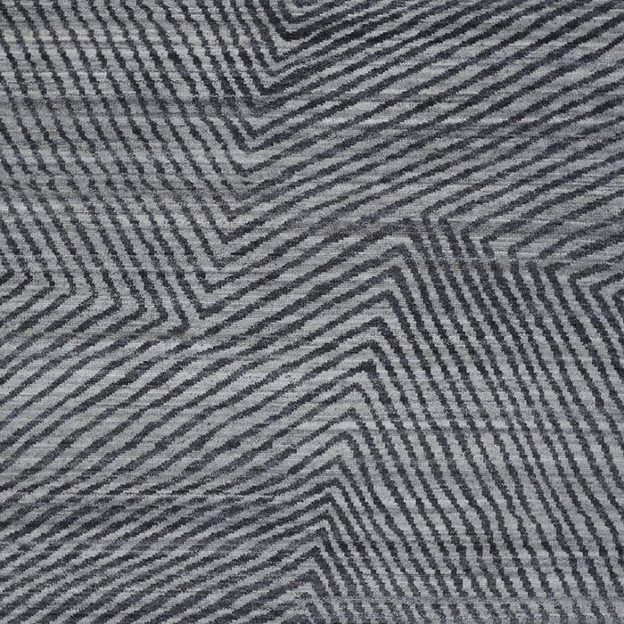 8' X 10' Wool Abstract Hand Knotted Area Rug (565944) - Gray