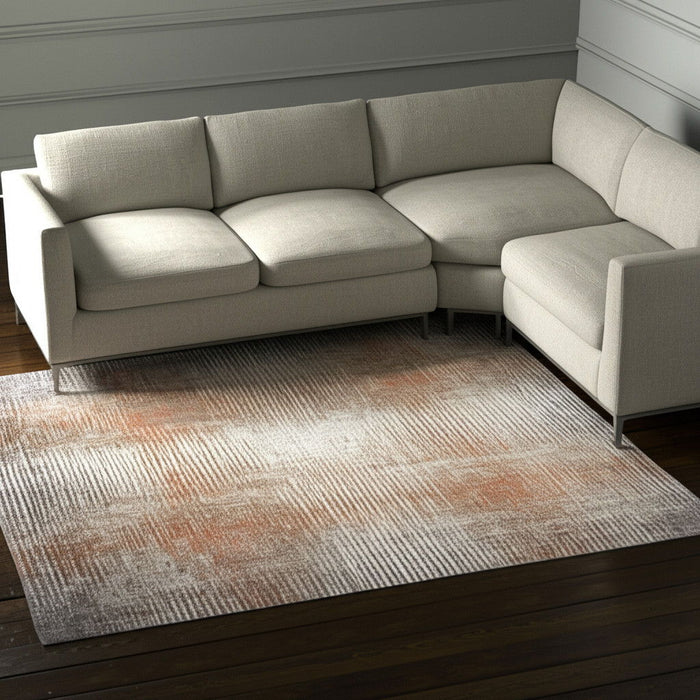 12' X 15' Abstract Area Rug - Ivory