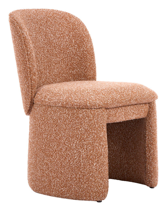 Fabric Dining Side Chairs (Set of 2) - Brown