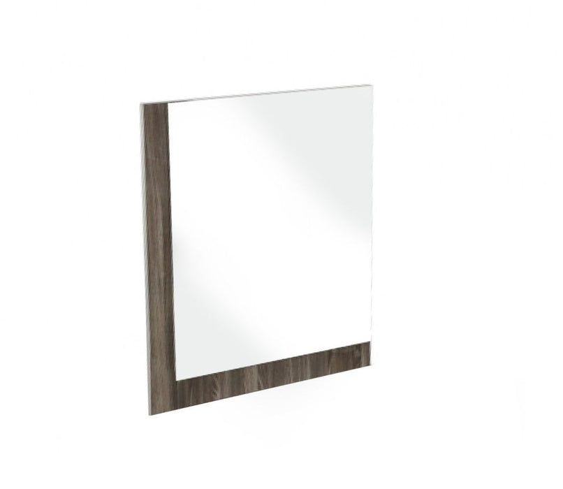 41" Framed Mounted Dresser Mirror - Gray