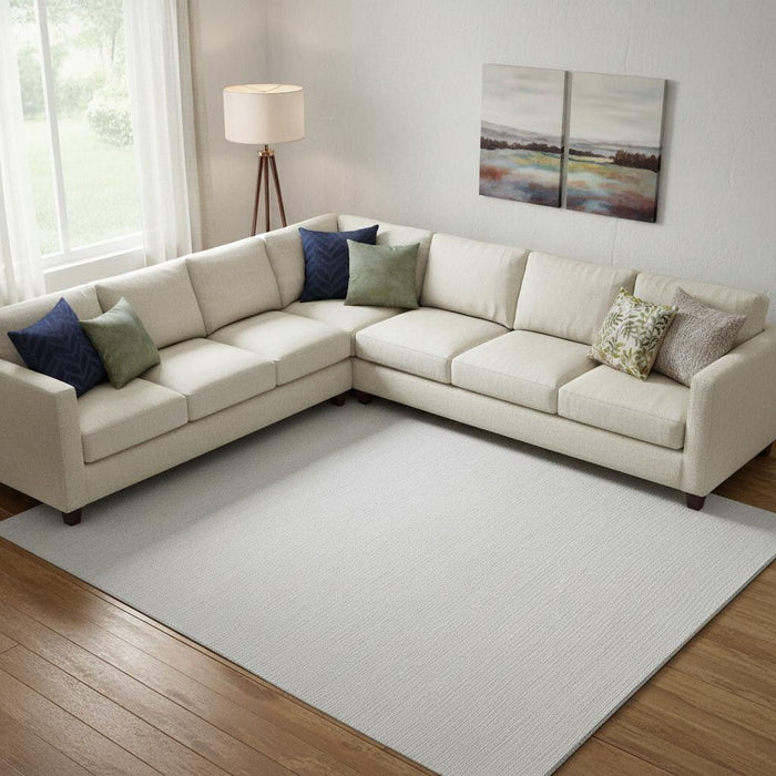 10' X 14' Hand Woven Area Rug (721479) - White