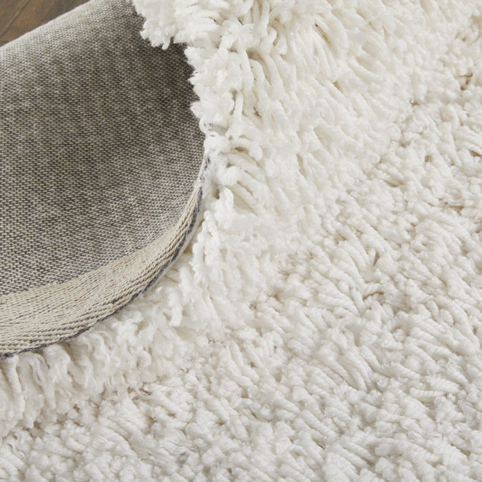 9' x 12' Shag Hand Tufted Area Rug - Ivory