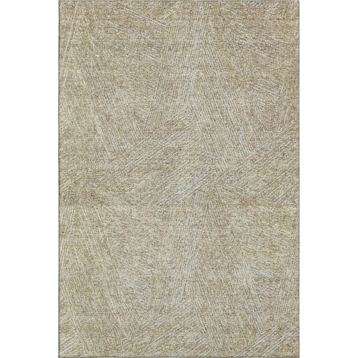 10' X 14' Abstract Washable Area Rug With UV Protection (678185) - Beige / Ivory