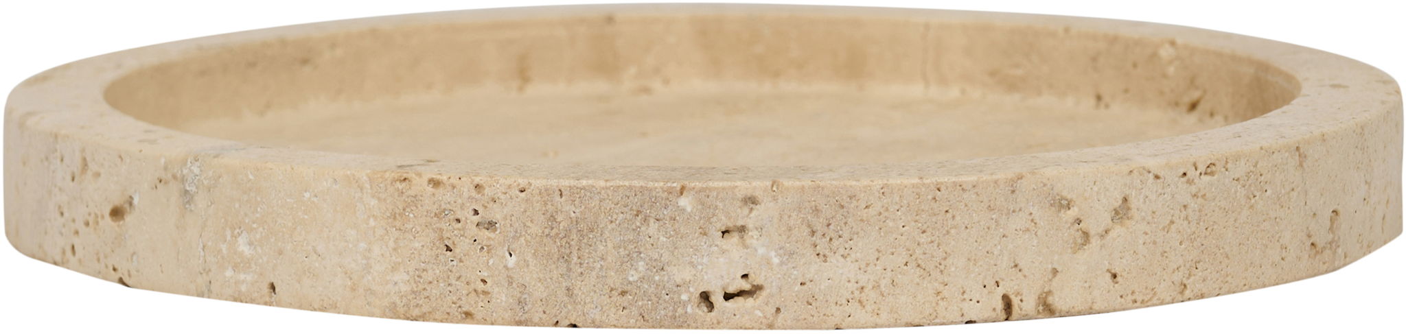 Dimitri Travertine Tray by Meridian Furniture showing a rectangular tray with a natural travertine surface and sleek edges.