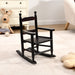 Giga children's rocking chair suitable for indoor or outdoor use, durable wood rocker for kids with a comfortable seat and backrest.