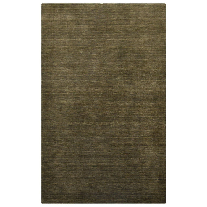 9' X 12' Wool Hand Woven Area Rug - Brown
