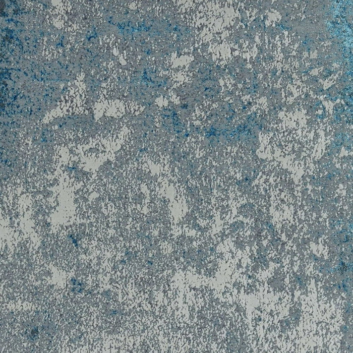 79" x 114" Polypropylene Or Polyester Rug - Silver Or Blue