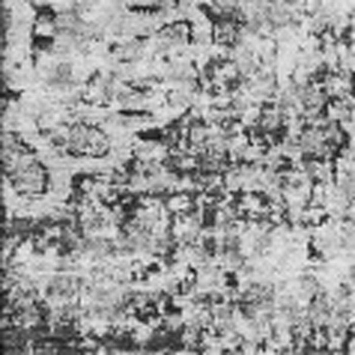 9' X 12' Floral Washable Area Rug With UV Protection (653205) - Gray / Ivory