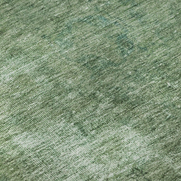 10' X 14' Abstract Washable Area Rug With UV Protection (695348) - Sage / Teal