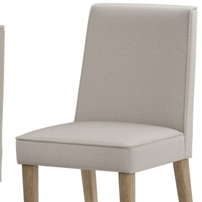 Wood Dining Parsons Chairs (Set of 2) - Natural / Brown