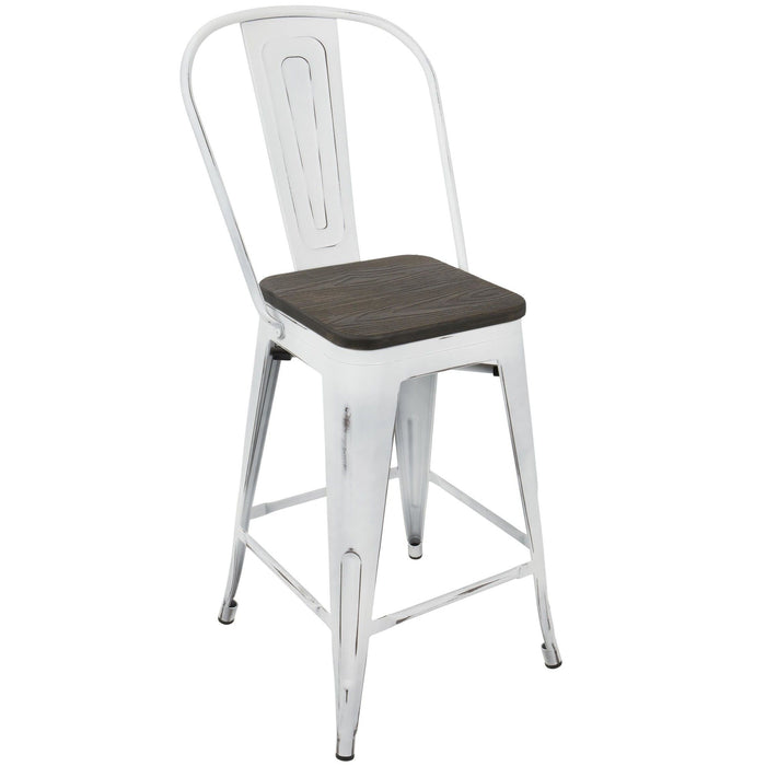 Oregon - High Back Counter Stool Set