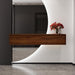 Modern Giga minimalist bathroom vanity with soft-close drawers and floating wall-mount design in sleek white finish